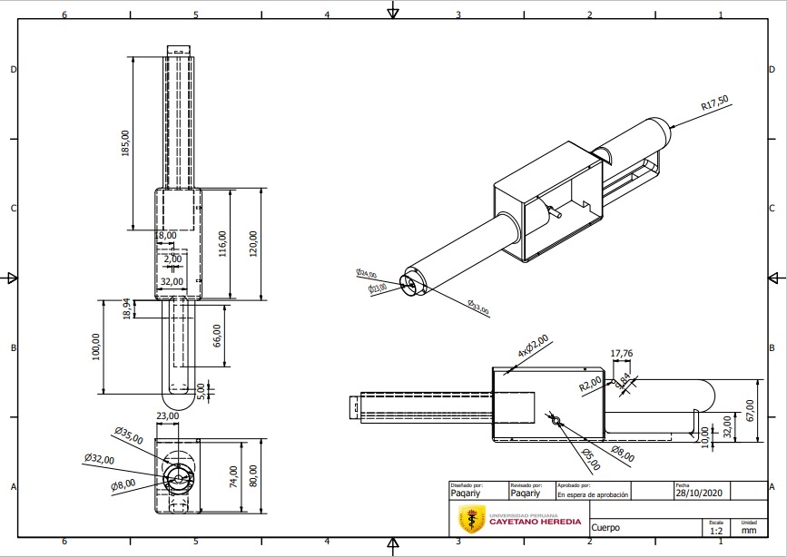 Plano de estructura principal