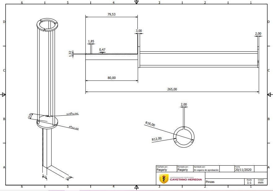 Plano de estructura principal